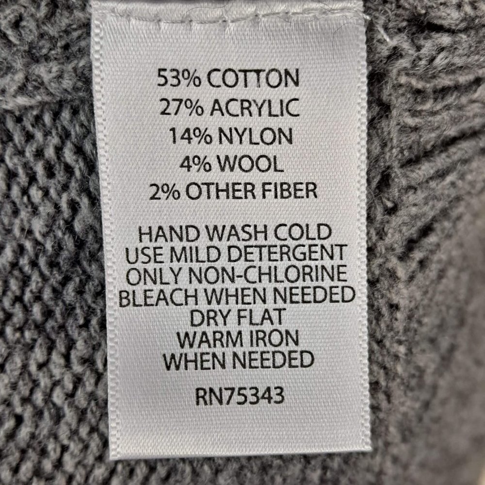 Ruby Moon Size Small Two Tone Gray Open Cardigan … - image 8